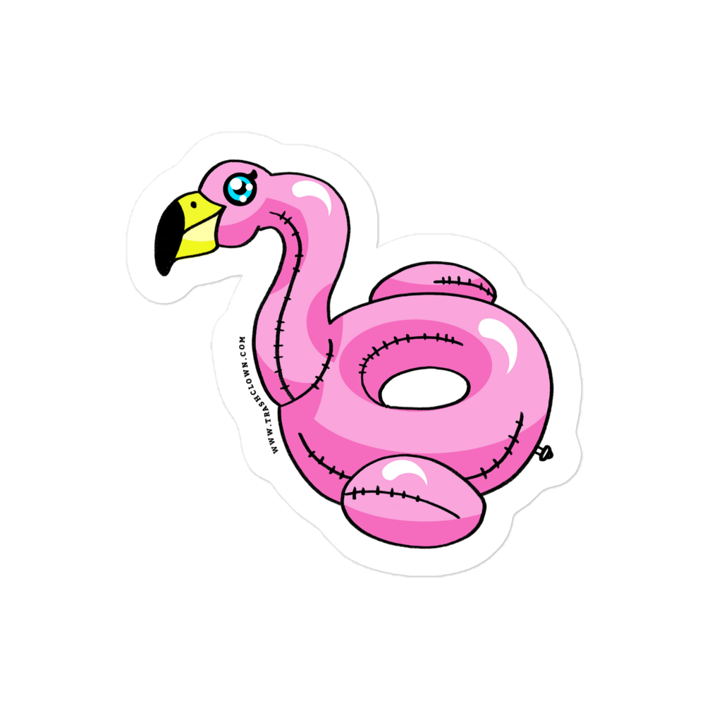 Flamingo Floatie Sticker