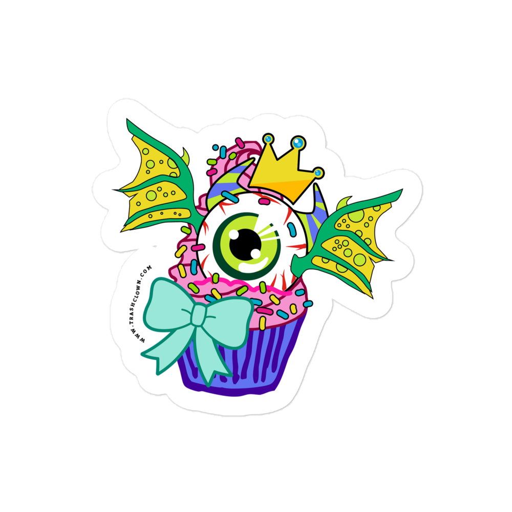 Eyeball Demon Princess Sticker