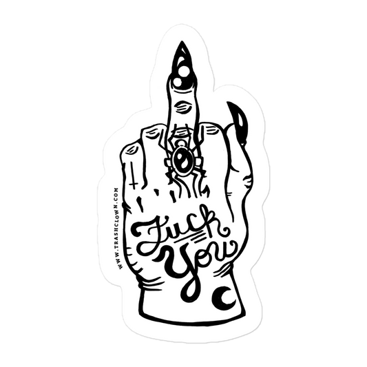 Middle Finger Sticker