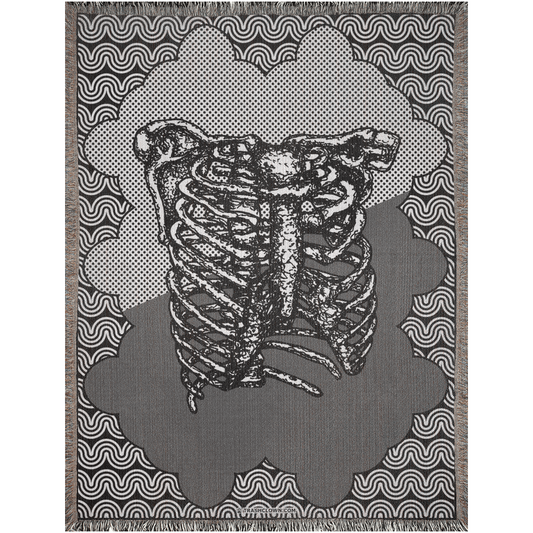 Ribcage Woven Blanket