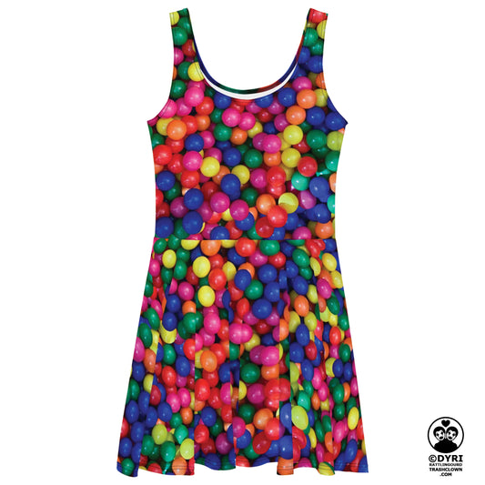 Ball Pit Rainbow Skater Dress