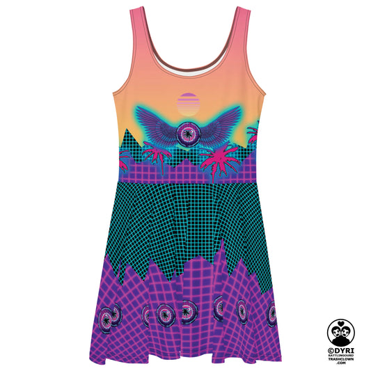 Vaporwave Skater Dress