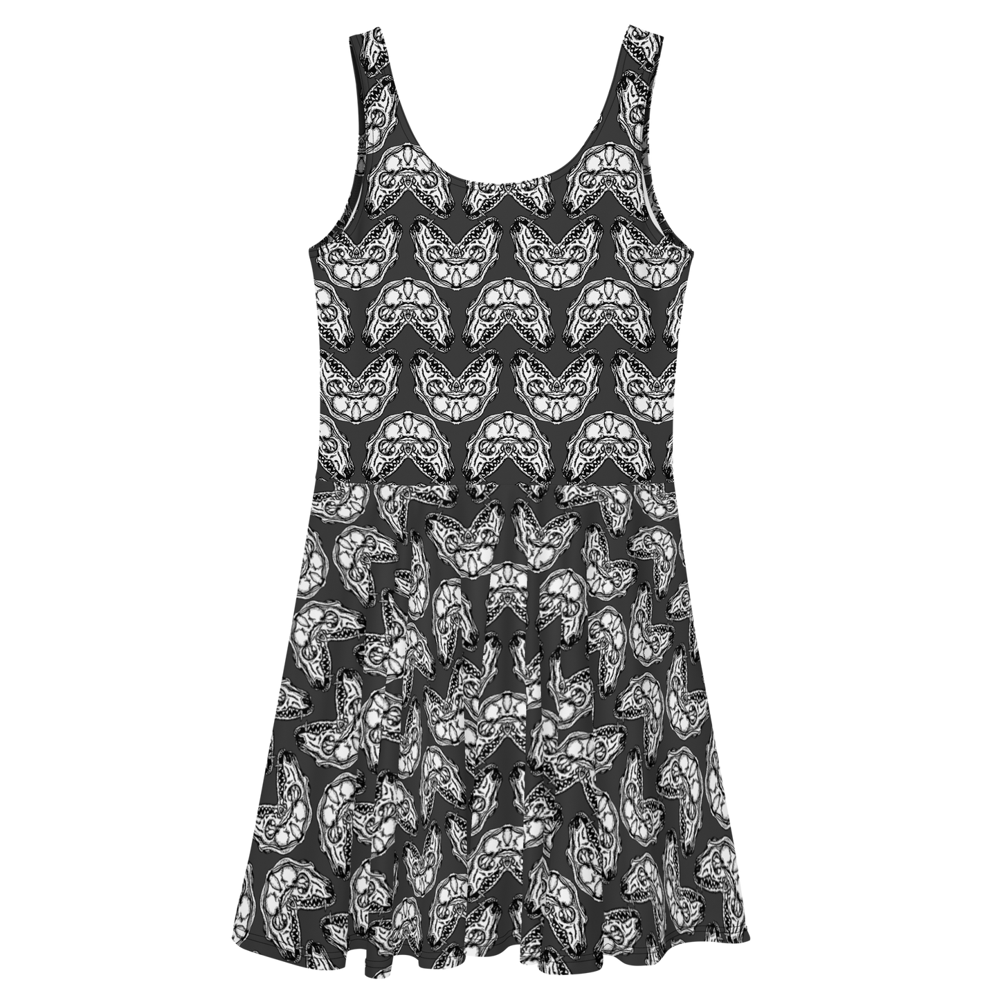 Dicephalic Vulpes Vulpes Skater Dress