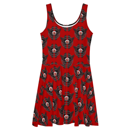 Ophanim Red Eyes Skater Dress