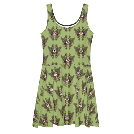 Ophanim Weed Skater Dress