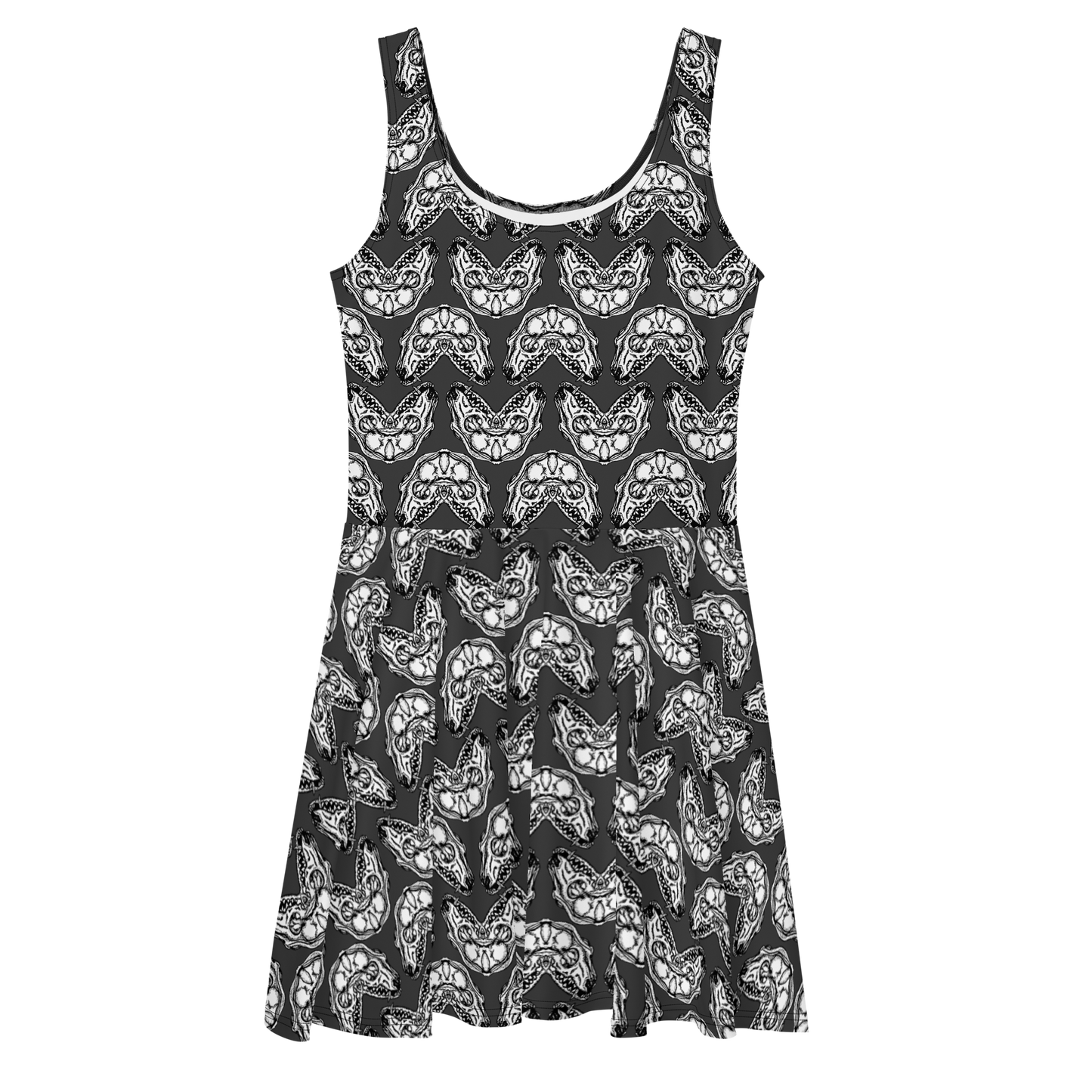 Dicephalic Vulpes Vulpes Skater Dress